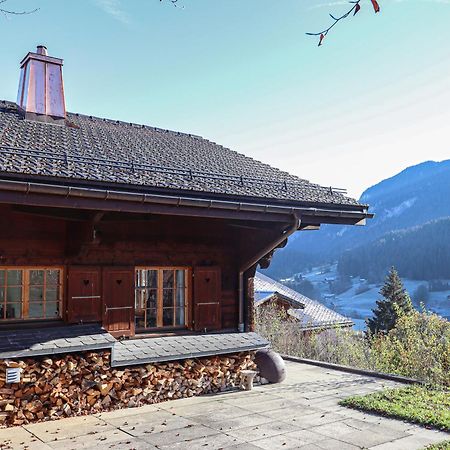 Les Jumelles Villa Gstaad Bagian luar foto