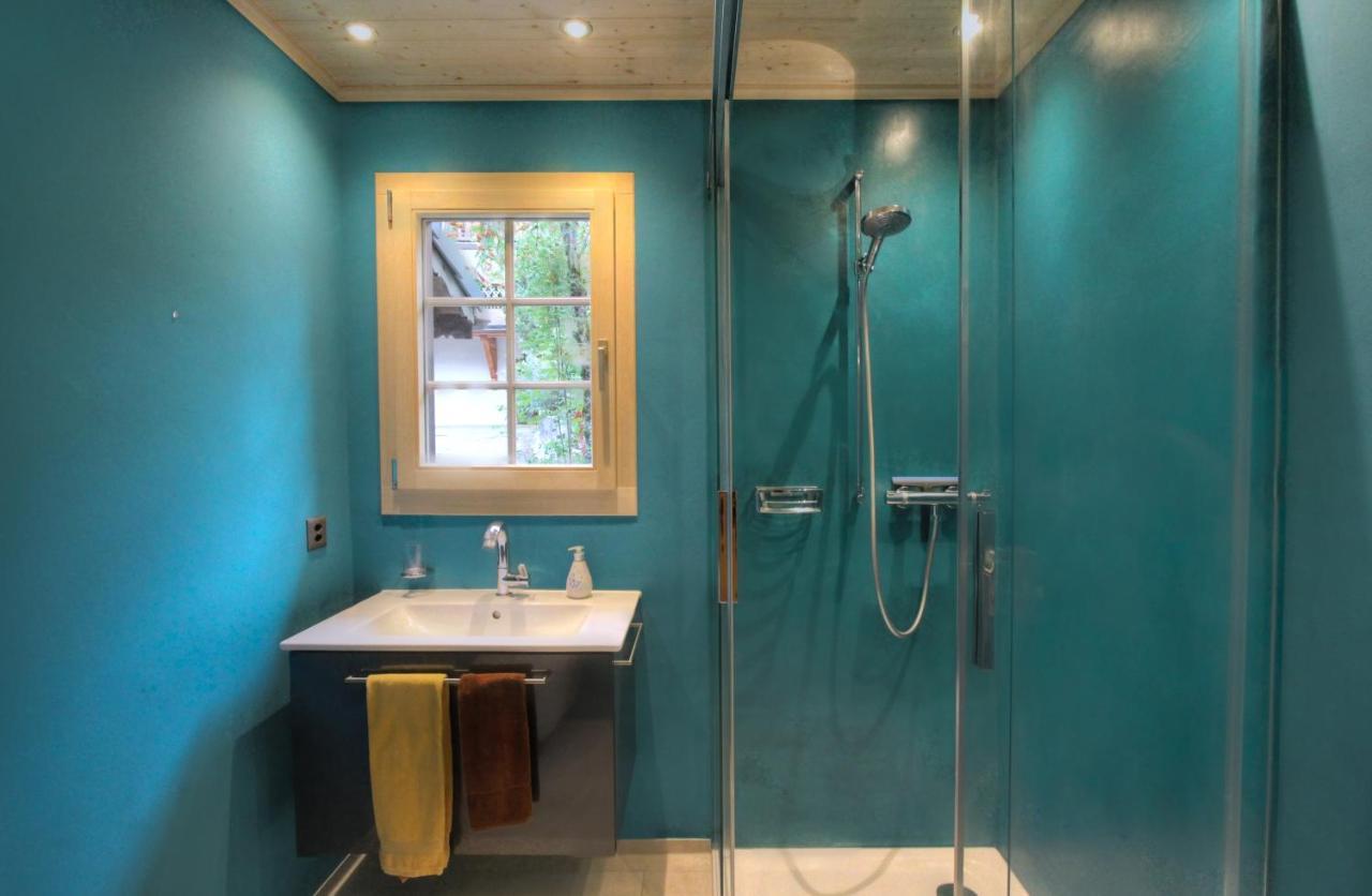 Les Jumelles Villa Gstaad Bagian luar foto